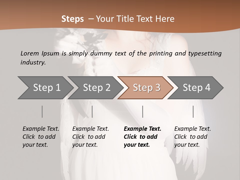 White Attire PowerPoint Template