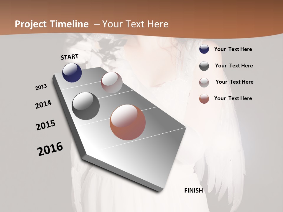 White Attire PowerPoint Template