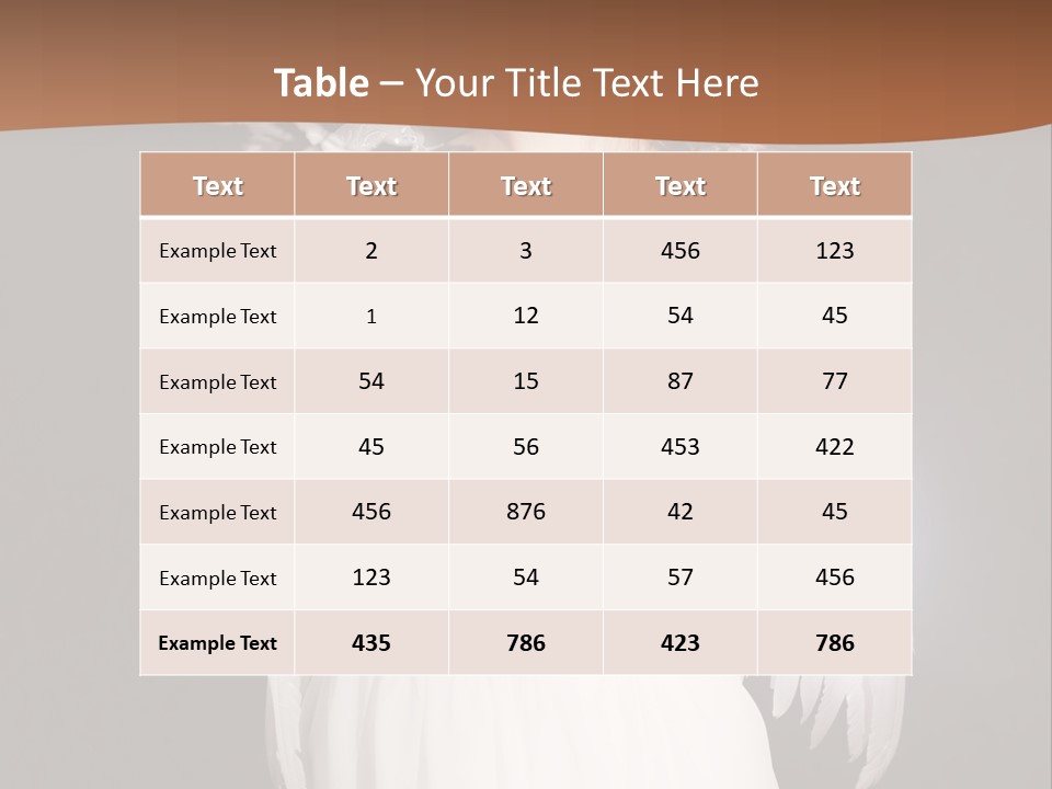 White Attire PowerPoint Template