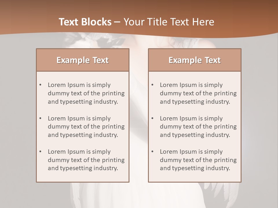 White Attire PowerPoint Template