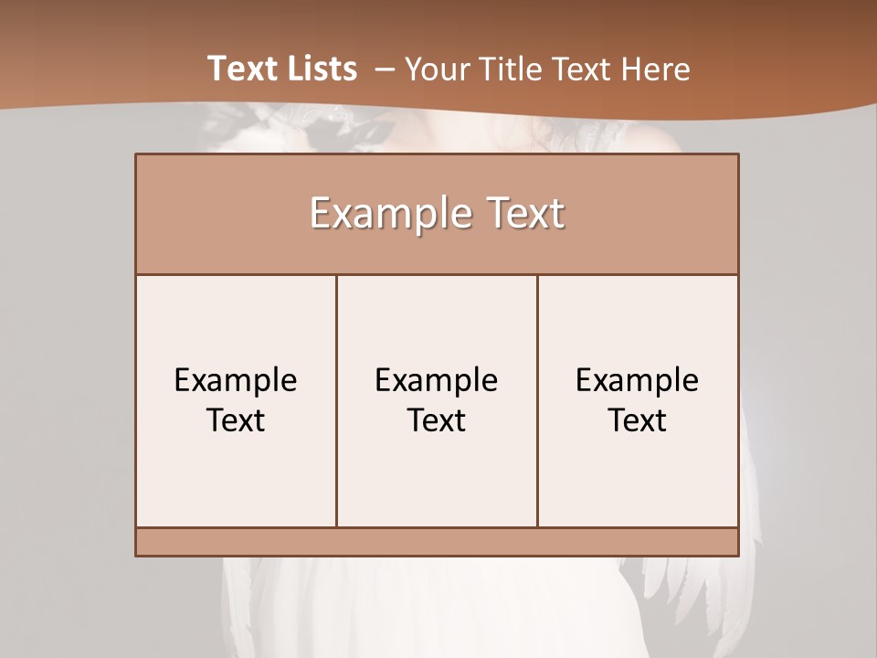 White Attire PowerPoint Template