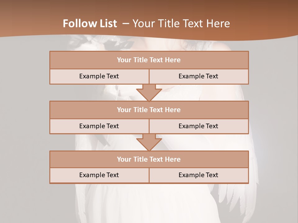 White Attire PowerPoint Template