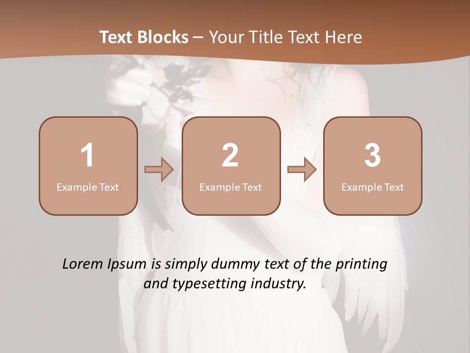 White Attire PowerPoint Template