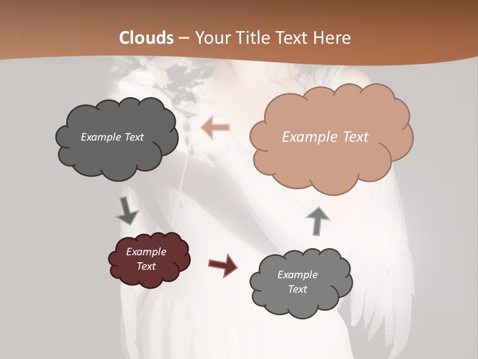 White Attire PowerPoint Template