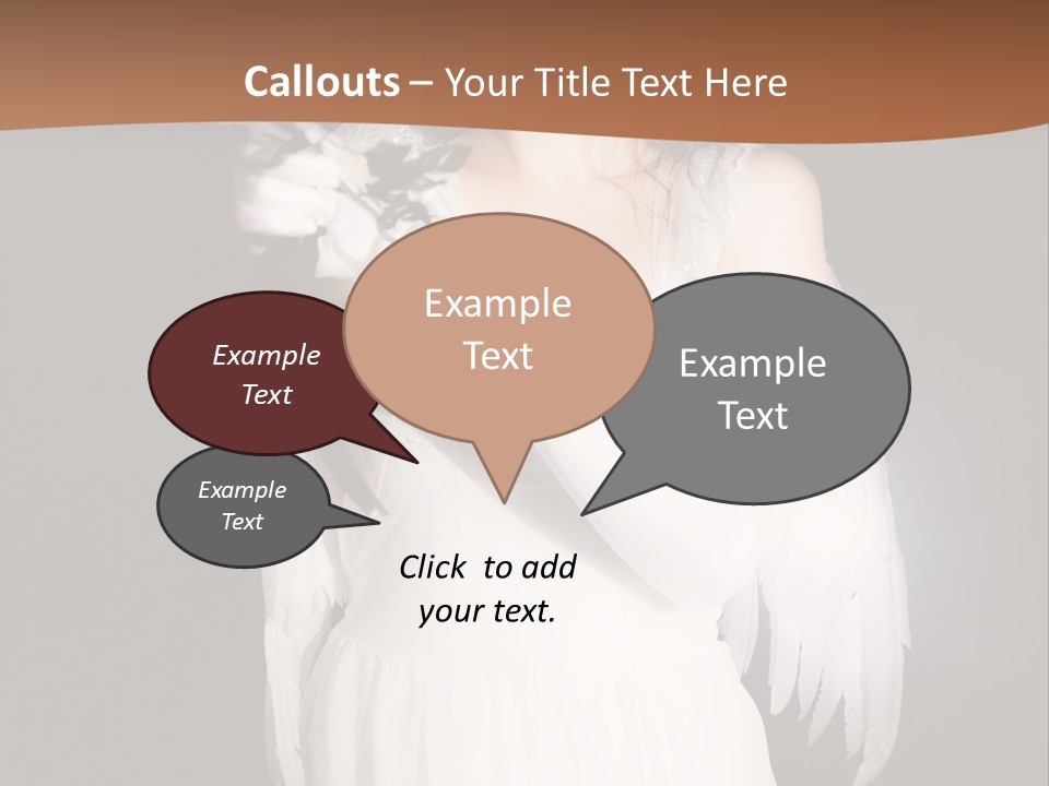 White Attire PowerPoint Template