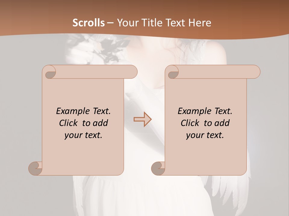 White Attire PowerPoint Template
