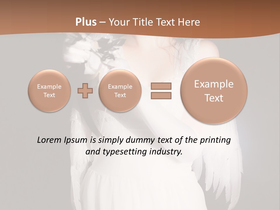 White Attire PowerPoint Template