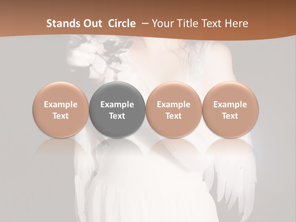 White Attire PowerPoint Template