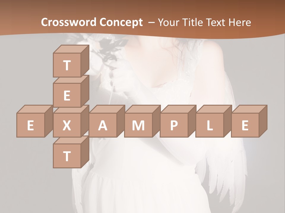 White Attire PowerPoint Template