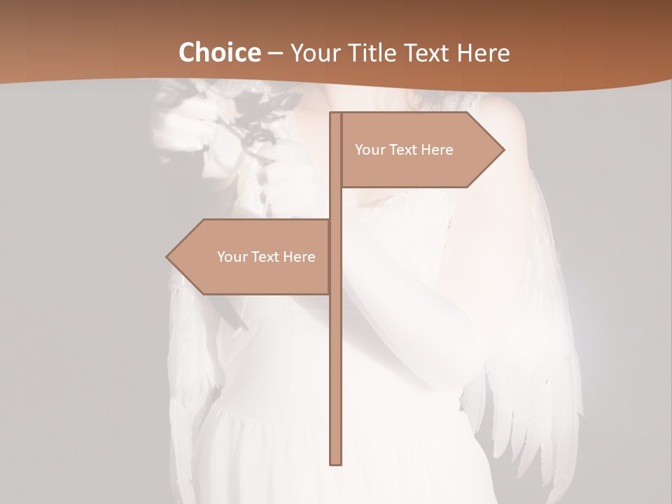 White Attire PowerPoint Template
