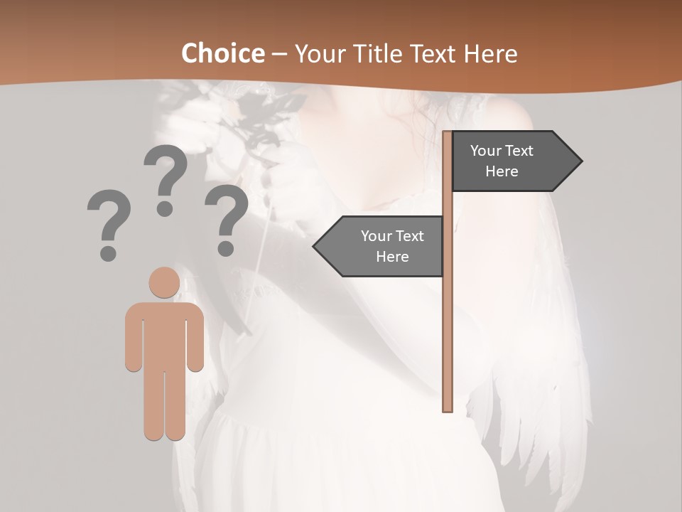 White Attire PowerPoint Template