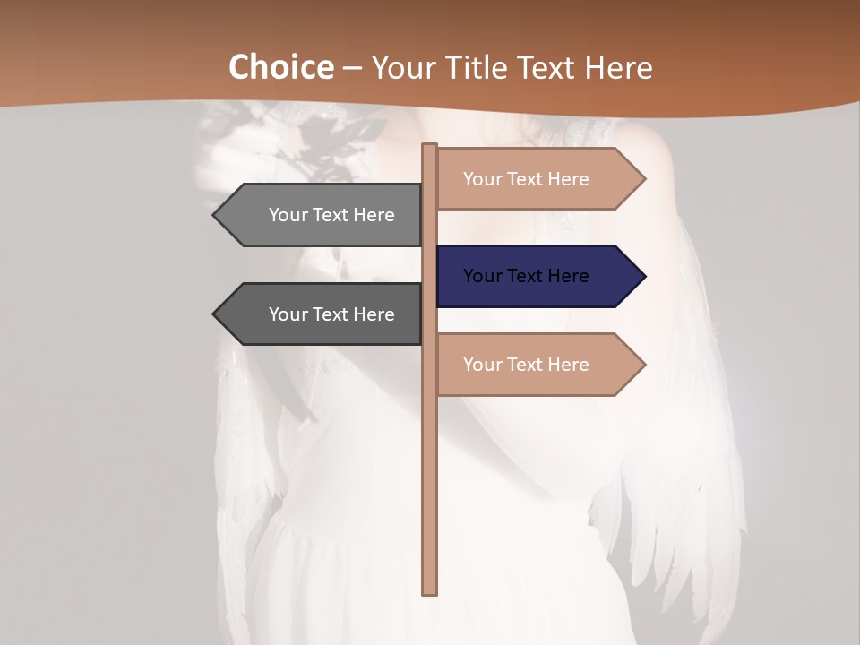 White Attire PowerPoint Template