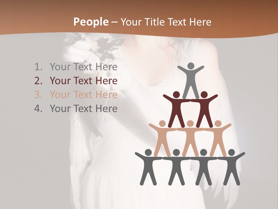 White Attire PowerPoint Template