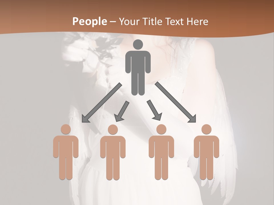 White Attire PowerPoint Template