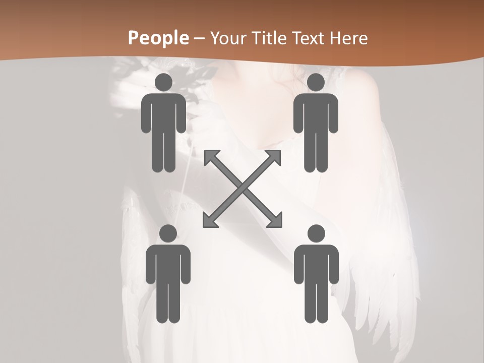 White Attire PowerPoint Template