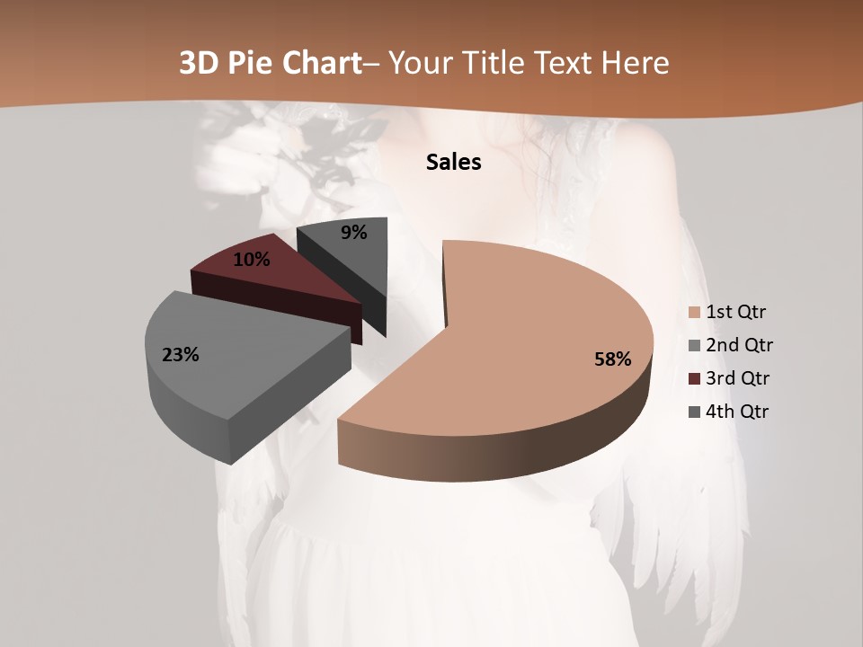 White Attire PowerPoint Template