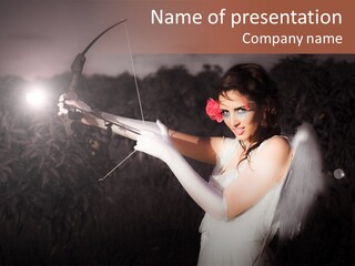 Archer Cupid PowerPoint Template