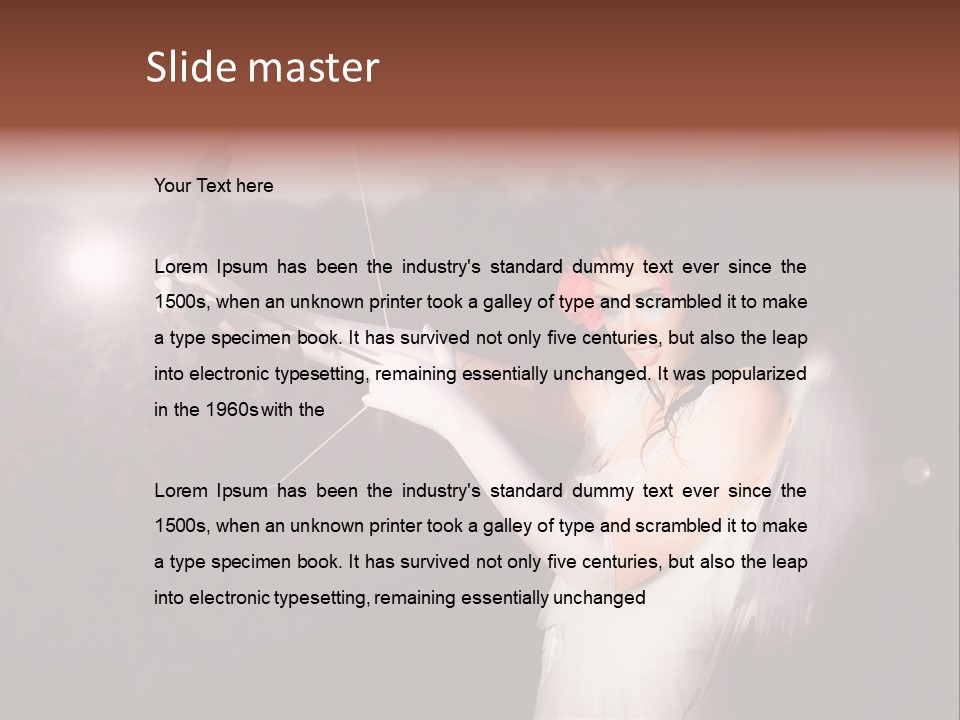 Archer Cupid PowerPoint Template