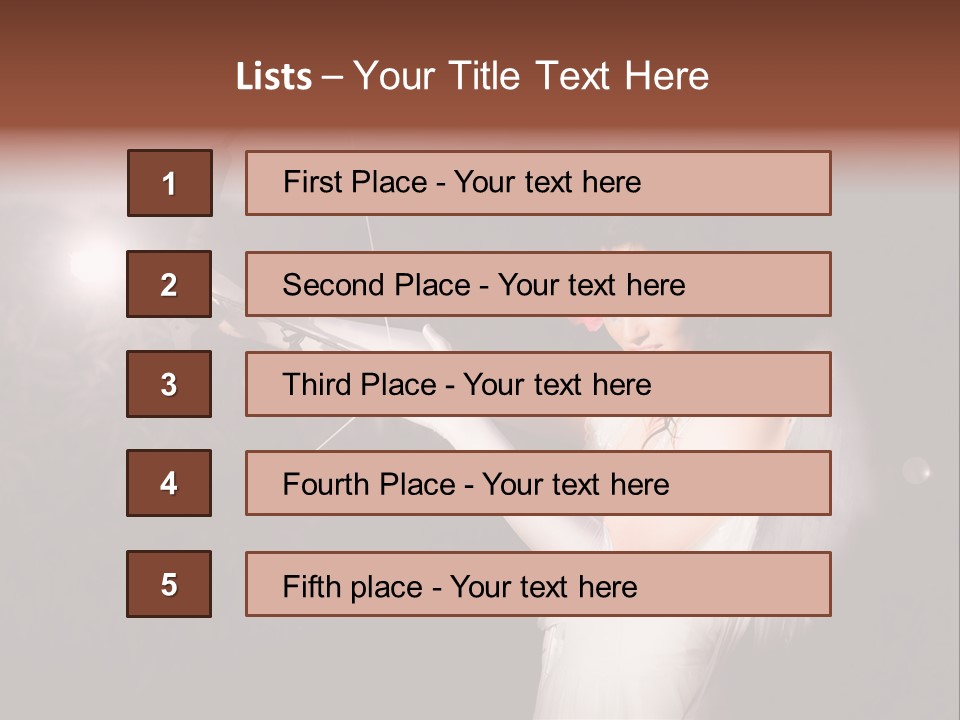 Archer Cupid PowerPoint Template