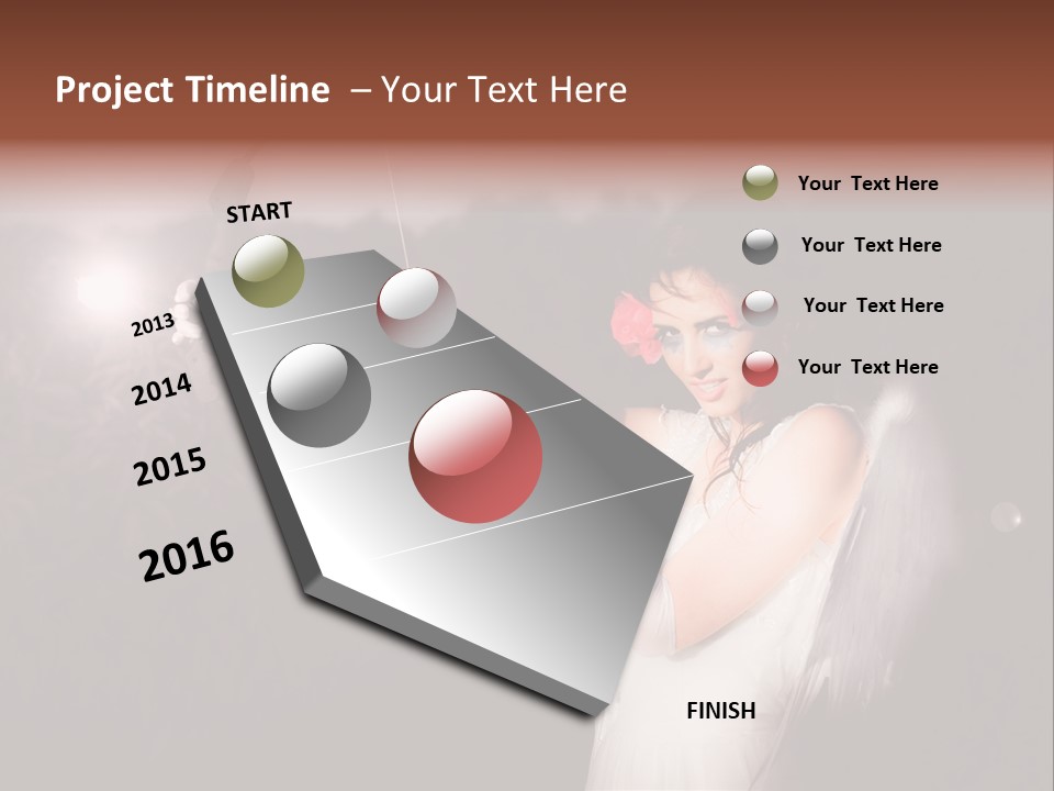 Archer Cupid PowerPoint Template