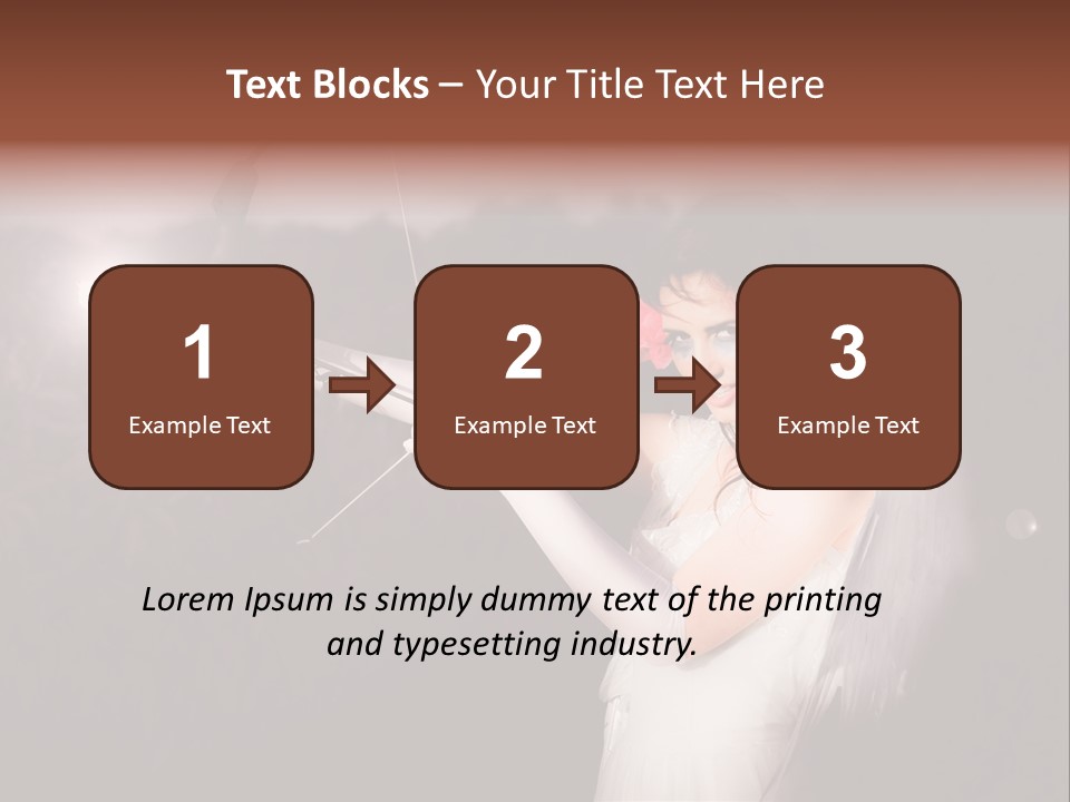 Archer Cupid PowerPoint Template