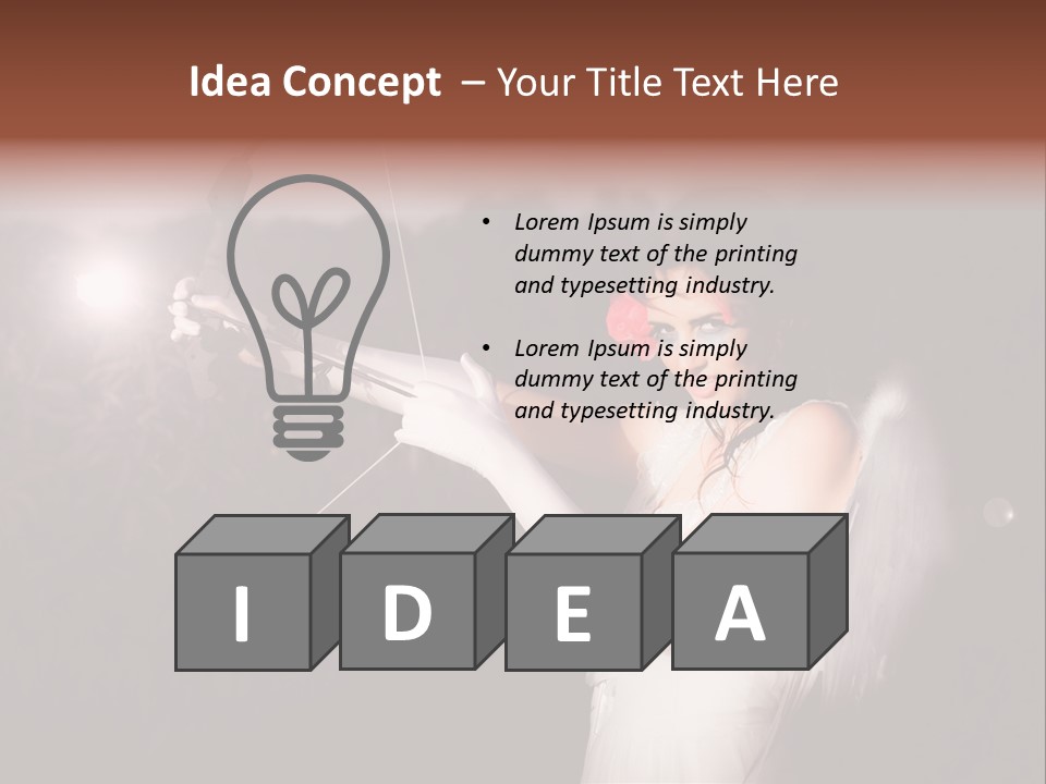 Archer Cupid PowerPoint Template