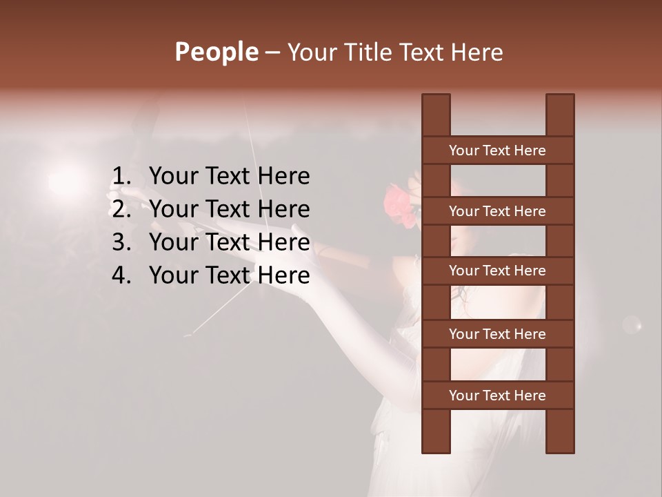 Archer Cupid PowerPoint Template