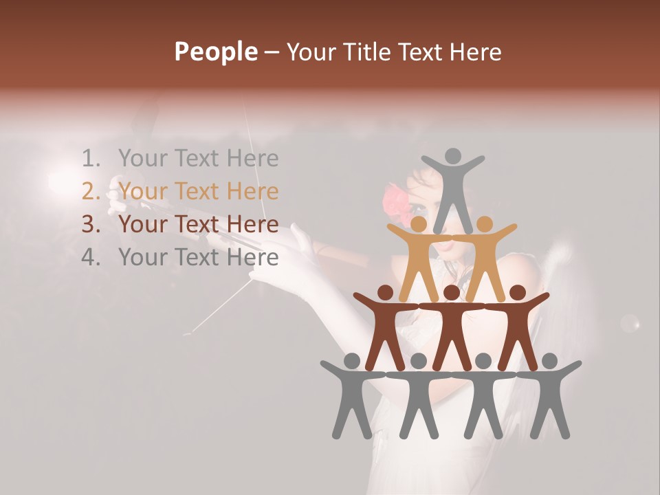 Archer Cupid PowerPoint Template