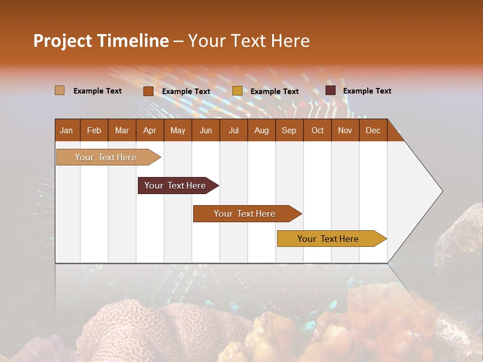 Red Lion Fish PowerPoint Template