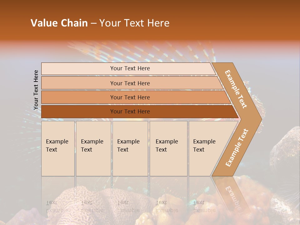 Red Lion Fish PowerPoint Template