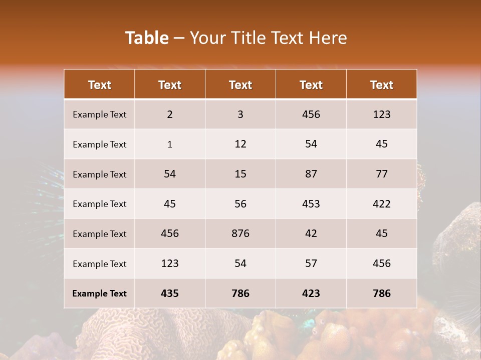 Red Lion Fish PowerPoint Template