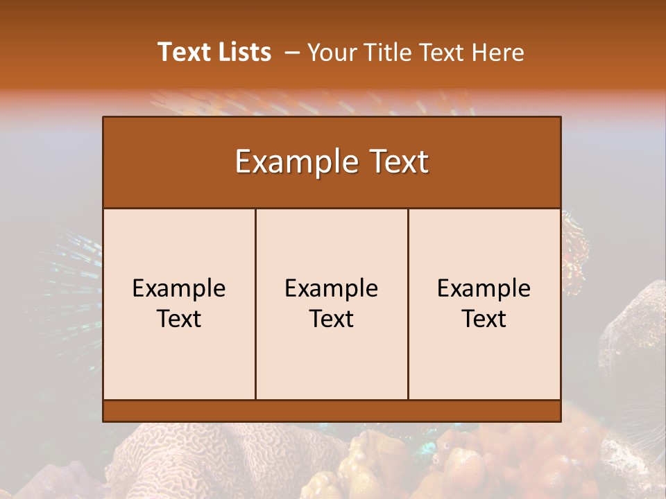 Red Lion Fish PowerPoint Template