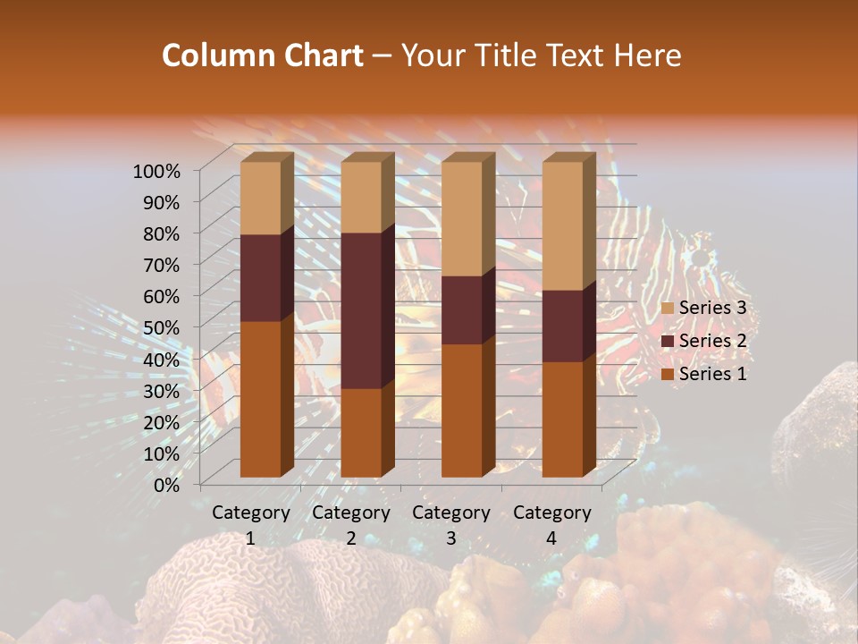 Red Lion Fish PowerPoint Template