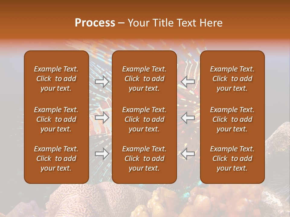 Red Lion Fish PowerPoint Template