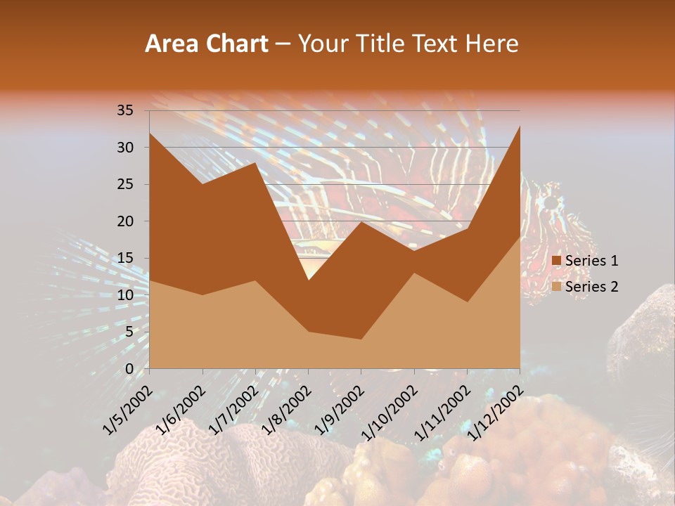 Red Lion Fish PowerPoint Template