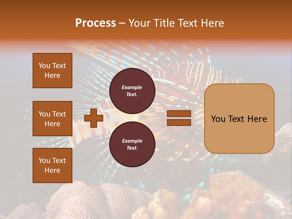 Red Lion Fish PowerPoint Template