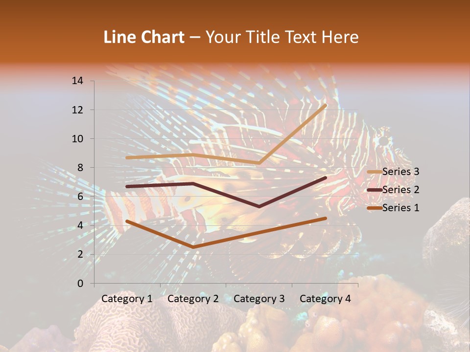 Red Lion Fish PowerPoint Template