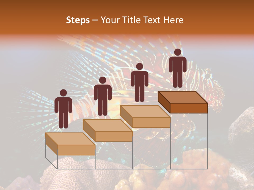 Red Lion Fish PowerPoint Template