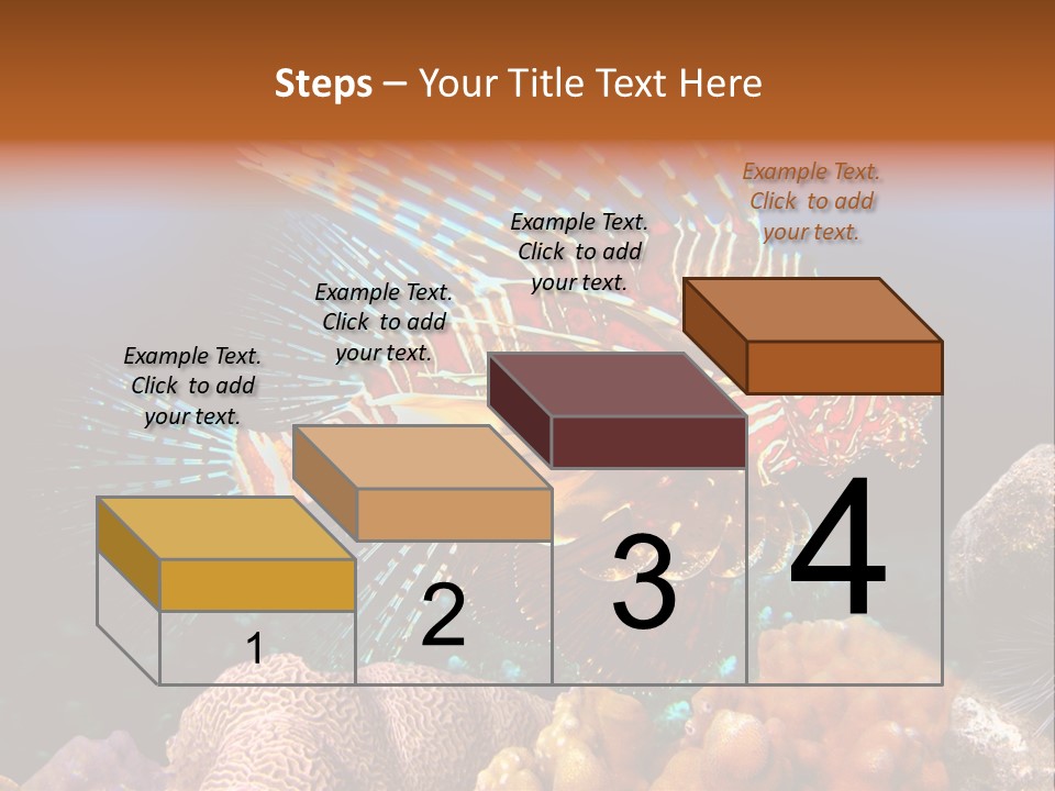 Red Lion Fish PowerPoint Template