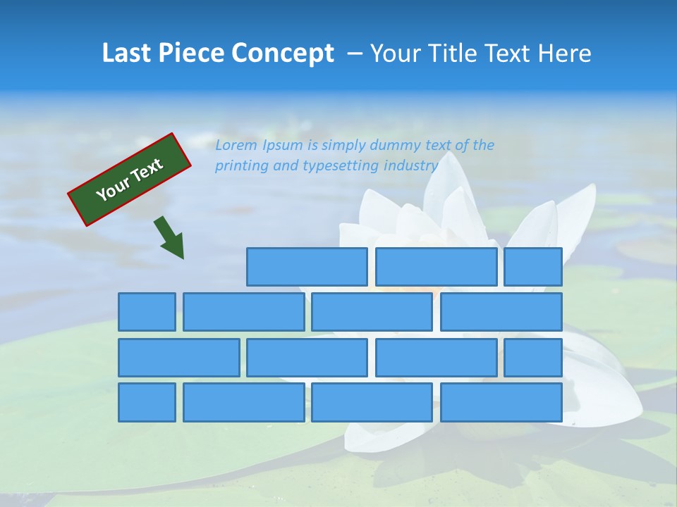 Water Lily PowerPoint Template