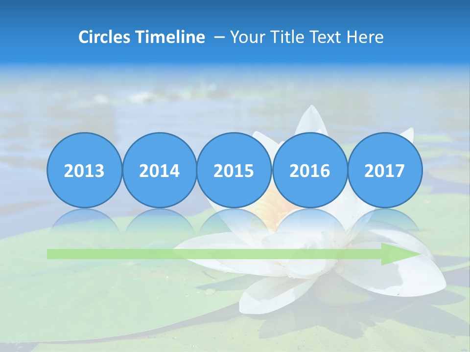 Water Lily PowerPoint Template