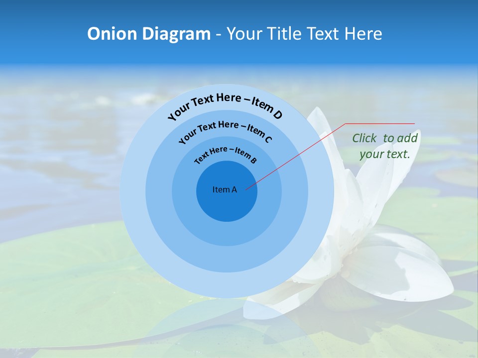 Water Lily PowerPoint Template