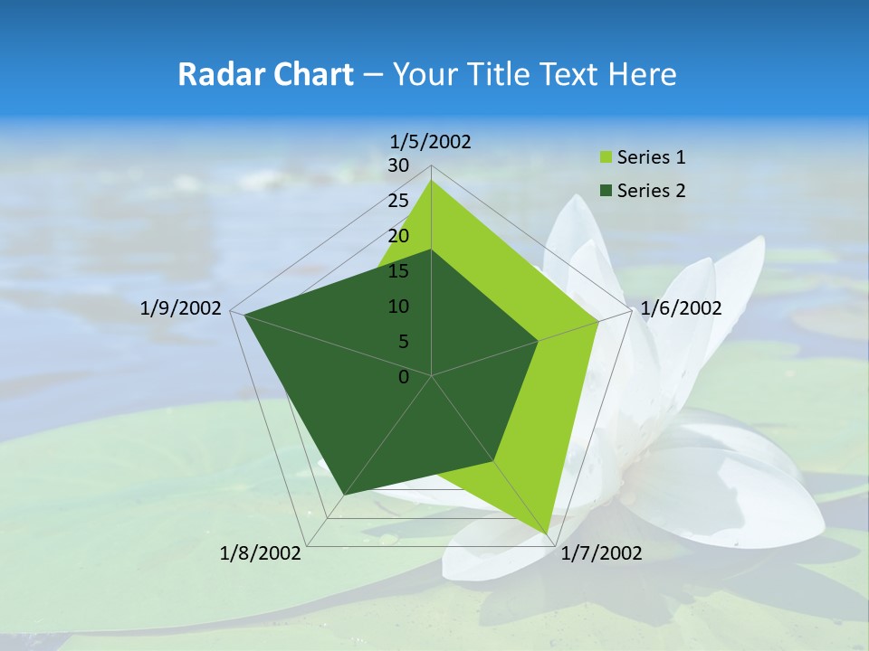 Water Lily PowerPoint Template