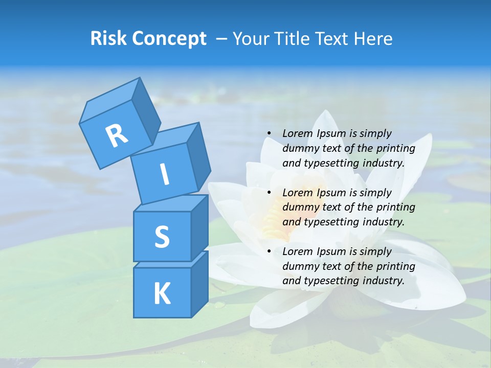 Water Lily PowerPoint Template