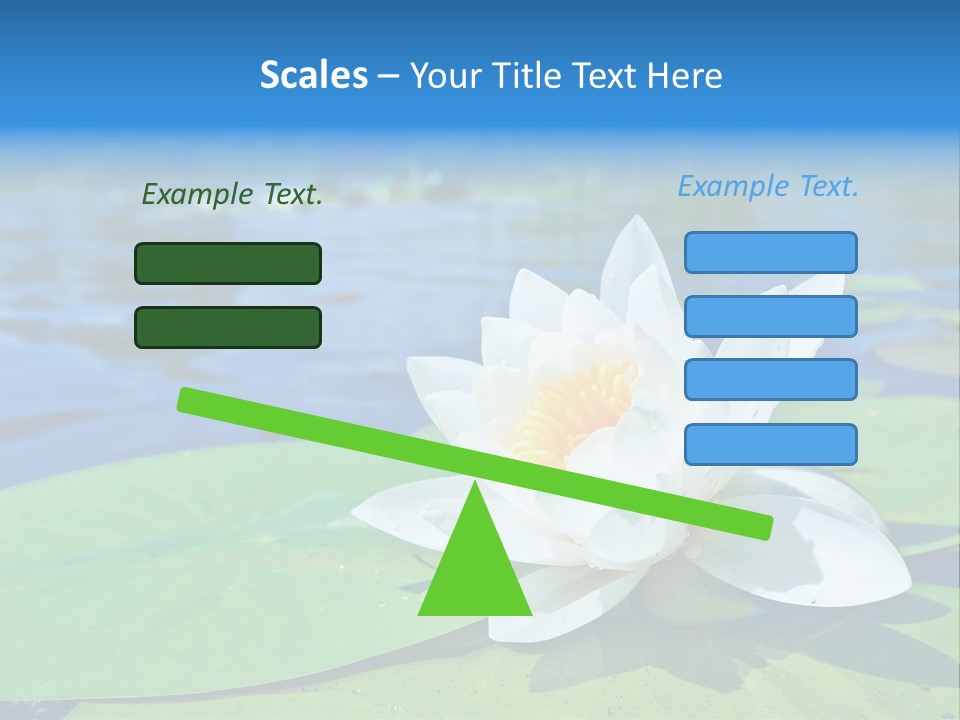 Water Lily PowerPoint Template