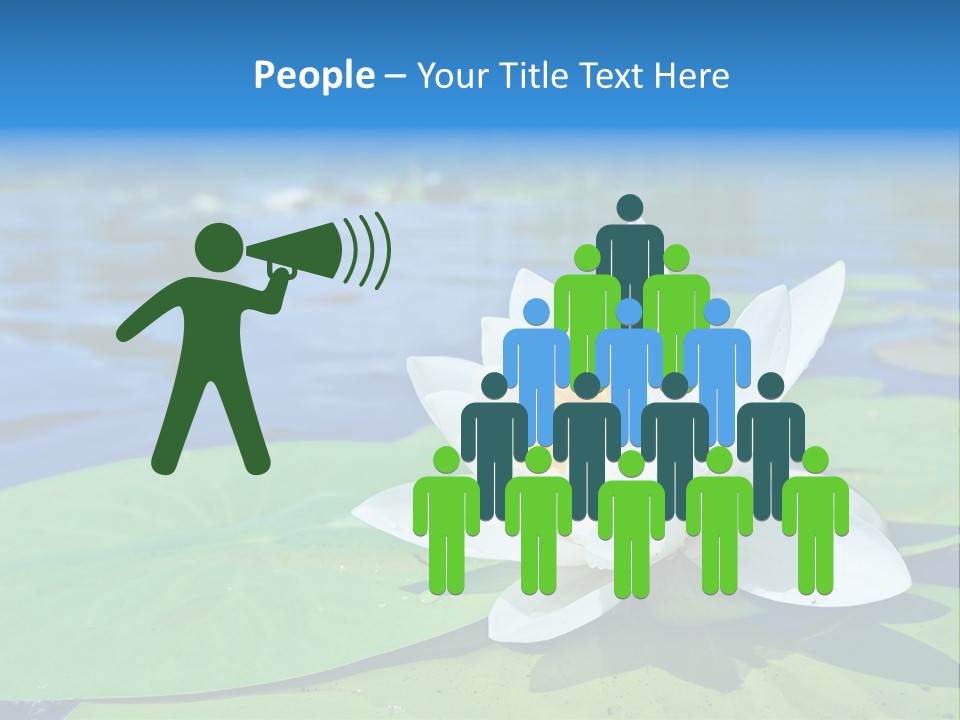 Water Lily PowerPoint Template