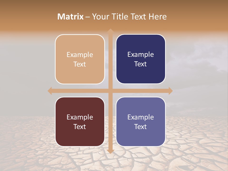 Ground Nature Drought PowerPoint Template