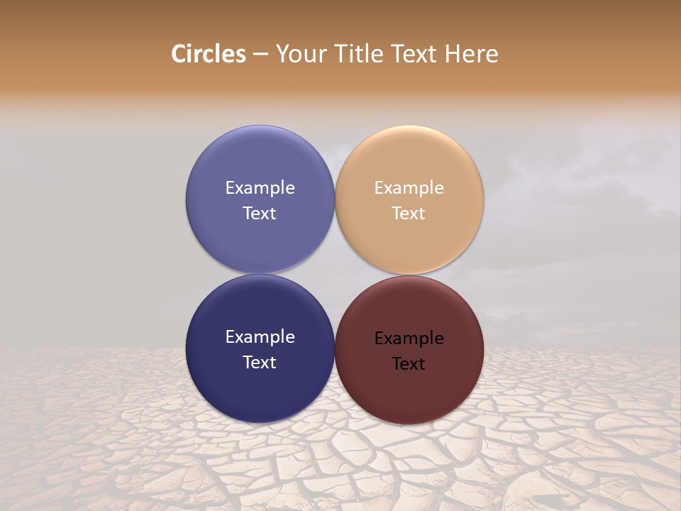 Ground Nature Drought PowerPoint Template