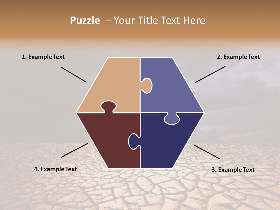 Ground Nature Drought PowerPoint Template