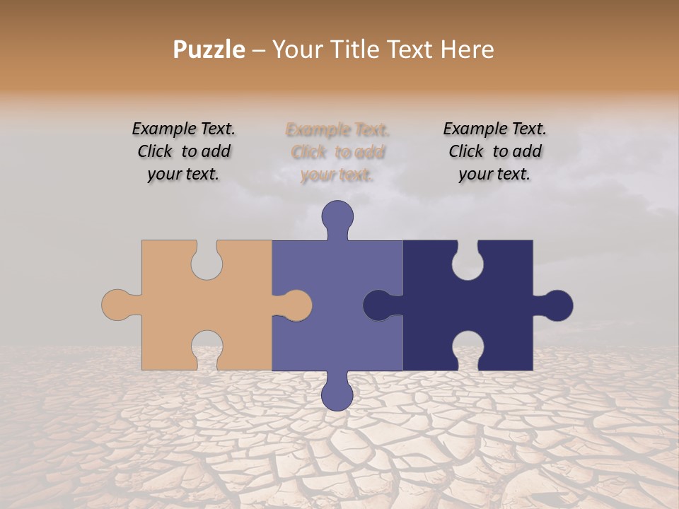 Ground Nature Drought PowerPoint Template